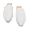 Cally Women's Mules, Pointed Toe Backless Loafer Shoes, Comfortable Flats, Slip-On Slides, Casual Flat Mule for Party, Office,