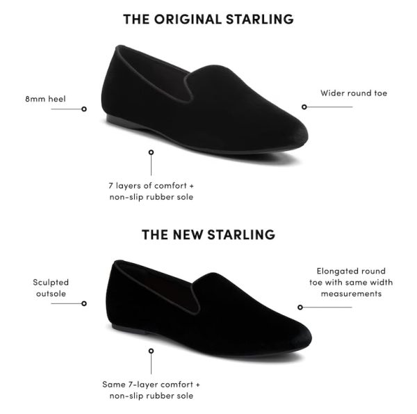 Women's Starling, Slip-On Flats, Comfortable Casual Dressy Shoes