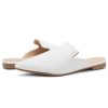Cally Women's Mules, Pointed Toe Backless Loafer Shoes, Comfortable Flats, Slip-On Slides, Casual Flat Mule for Party, Office,