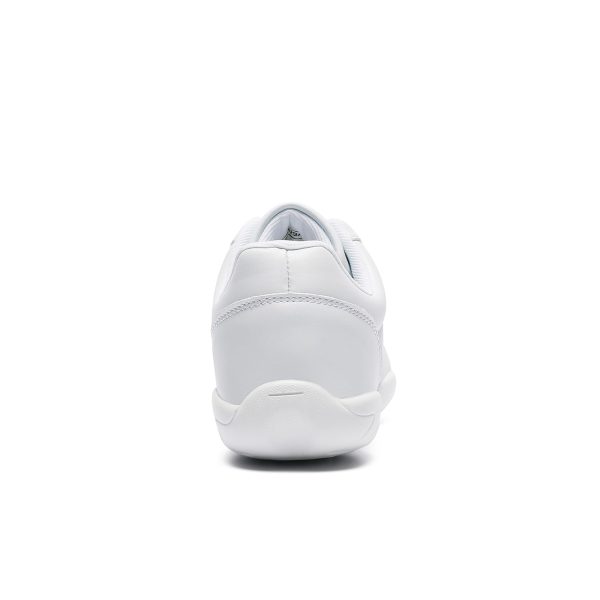 Girls Cheer Shoes White Youth Cheerleading Shoes Dance Athletic Training Breathable Dancing Lightweight Competition Comfortable