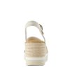 Womens Darya Platform Espadrille Casual Sandals Casual High Heel 3" & Up - Red