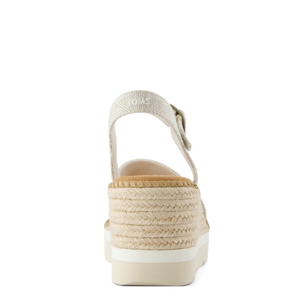 Womens Darya Platform Espadrille Casual Sandals Casual High Heel 3" & Up - Red