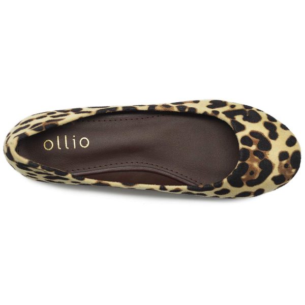 Womens Shoe Ballet Light Faux Suede Low Heels Flat