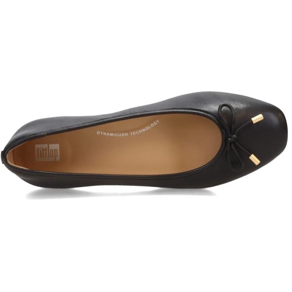 Women's Delicato Bow Soft Leather Ballerinas Ballet Flat