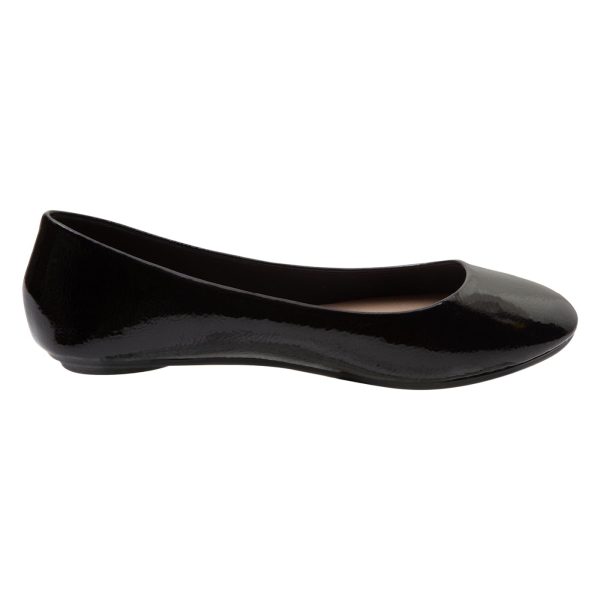 Women's Patent Chelsea Round Toe Dress Casual Flats