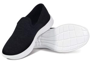 LeMouton Men's Wool Shoes Comfortable Lightweight Walking Casual Slip on