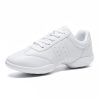 Cheer Shoes Girls White Dance Shoes Youth Cheerleading Sports Training Athletic Comfortable Shoes Flats Girl
