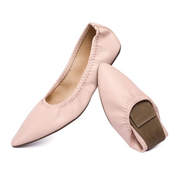 Women's Ballet Flat Slip On Flats - Classic Casual Dress Shoes, Foldable Portable Travel Ballet Walking Shoes