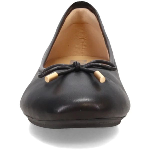 Women's Delicato Bow Soft Leather Ballerinas Ballet Flat