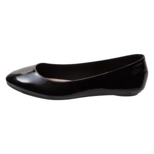 Women's Patent Chelsea Round Toe Dress Casual Flats
