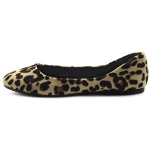 Womens Shoe Ballet Light Faux Suede Low Heels Flat