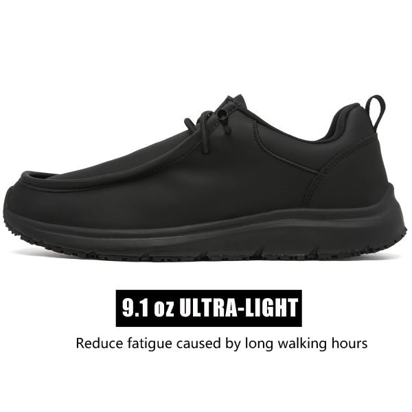 Non Slip Waterproof Shoes for Men Women丨Oil Resistant Slip On Work Loafers