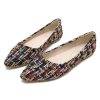 Women's Flats Fashion Pointed Toe Flats Comfortable Ballet Flats Solid Casual Slip On Flats