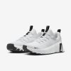 Free Metcon 6 Women's Workout Shoes (HQ3510-100, White/Metallic Silver/Light Smoke Grey/Black)