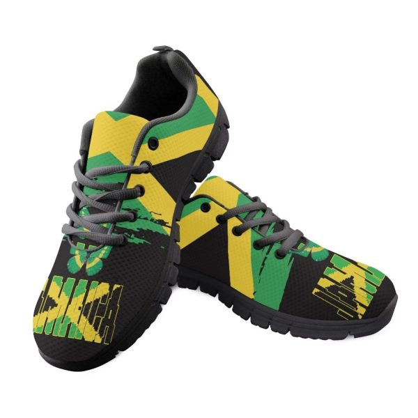 British Flag Pattern Men Running Sneakers Lightweight Walking Shoes