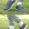 Diabetic Shoes for Men Wide Width Elderly Men's Diabetic Shoes Adjustable Closure Breathable Lightweight Non Slip Air Cushion