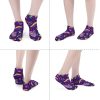 Mardi And Gras Masks Hats Drums 5 Pairs Ankle Socks Low-Cut Non Slip Athletic Running Flat Sock for Men And Women