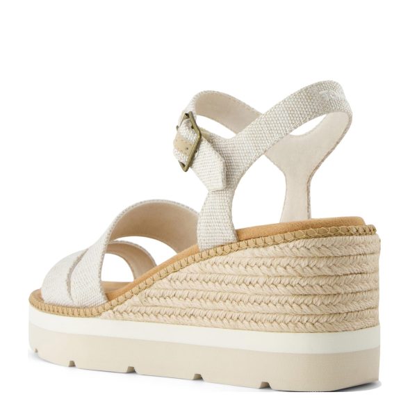 Womens Darya Platform Espadrille Casual Sandals Casual High Heel 3" & Up - Red