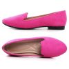 Women's Flats Classic Candy Colored Cute Slip On Ballet Shoes Soft Solid Dress Flat Shoes