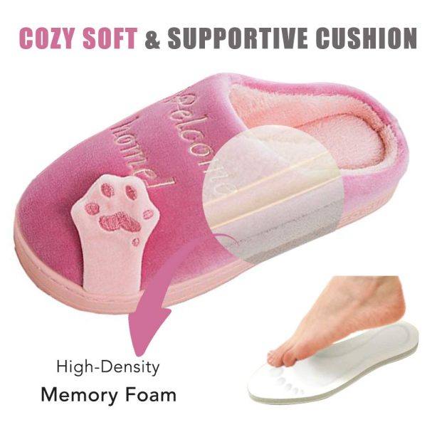 Women's & Men's Comfort Memory Foam Slippers Breathable Fuzzy Slip on Clog House Shoes w/Indoor Outdoor Anti-Skid Sole