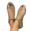 Mesh Flats for Women - Ultra Comfortable Shiny Gem Mesh Flats - Sparkle Shoes Sandals