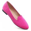 Women's Flats Classic Candy Colored Cute Slip On Ballet Shoes Soft Solid Dress Flat Shoes