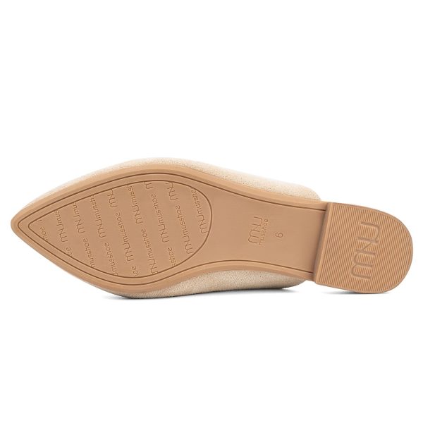 Mules for Women Flats Comfortable Pointed Toe Women Mules