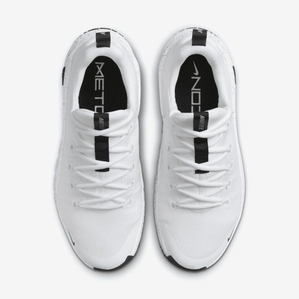 Free Metcon 6 Women's Workout Shoes (HQ3510-100, White/Metallic Silver/Light Smoke Grey/Black)