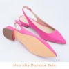 Women Slingback Flat Pointed Toe Shoes for Dressy,Casual,Work,Wedding