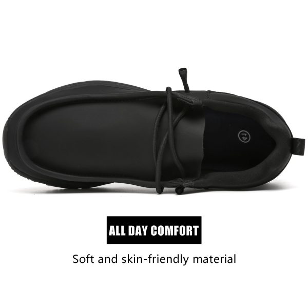 Non Slip Waterproof Shoes for Men Women丨Oil Resistant Slip On Work Loafers