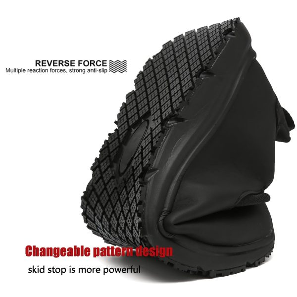 Non Slip Waterproof Shoes for Men Women丨Oil Resistant Slip On Work Loafers