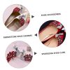 Rhinestone Shoe Charms Buckle 2pcs Clip on Shoe Embellishments Decorative Shoe Clips for Heels Flats Shoe Accessories