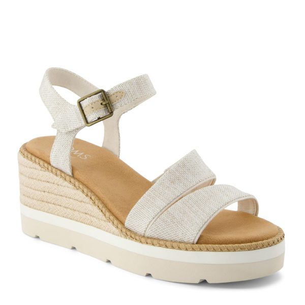 Womens Darya Platform Espadrille Casual Sandals Casual High Heel 3" & Up - Red