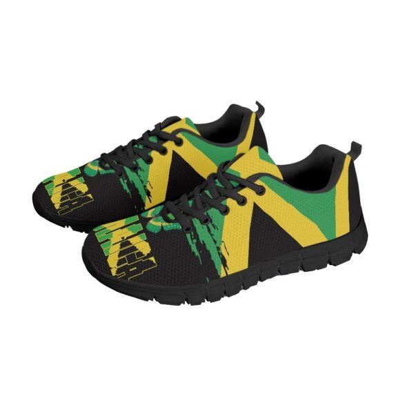 British Flag Pattern Men Running Sneakers Lightweight Walking Shoes