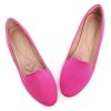 Women's Flats Classic Candy Colored Cute Slip On Ballet Shoes Soft Solid Dress Flat Shoes