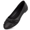 Women's Flats Shoes Faux Suede Round Toe Ballet Dressy Flats Comfortable Slip On Walking Shoes