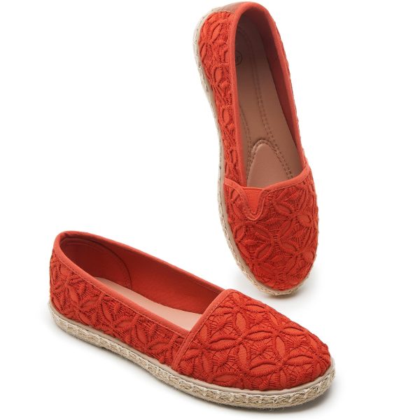 Women's Black Flats with Flower Embroideried,White Lace Ballet Flats,Comfortable Dress Flats