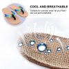 1 Pair Straw Slippers Household Anti Skid Sandals Flip Flops Leisure Shoes Beach Seaside Walking Slippers for Women Men Couples