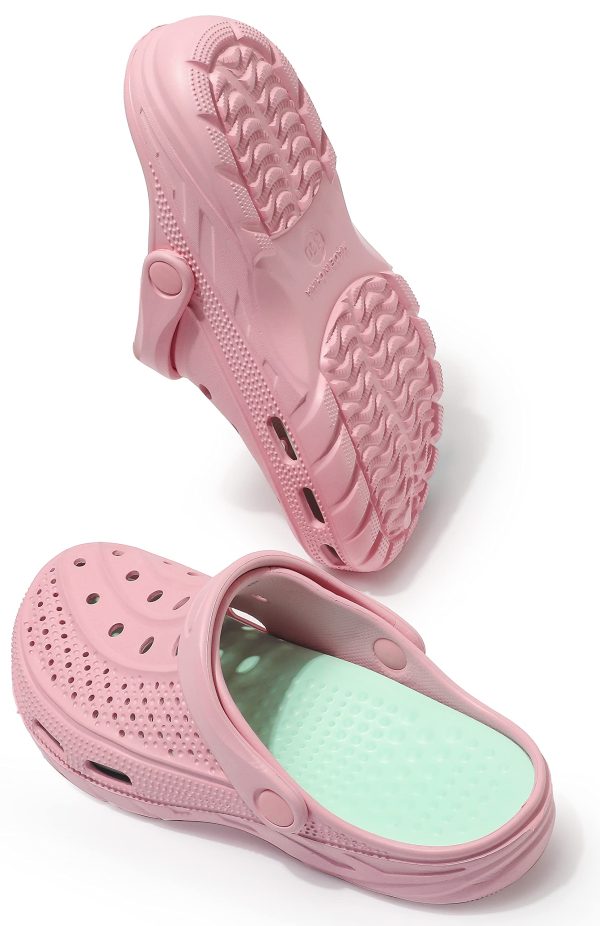 Women Men Orthopedic Clogs Arch Support Garden Shoes Sandals Slippers with Plantar Fasciitis Insoles