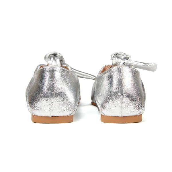 Ballet Flats for Women Square Toe Leather Bow Mary Janes Comfortable Casual Office Walk Dress Shoes
