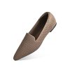 Pointed Toe Flats for Women Knit Ballet Flats Dress Shoes Comfortable Slip on Women Flats for Dressy Casual Office Work Foldable