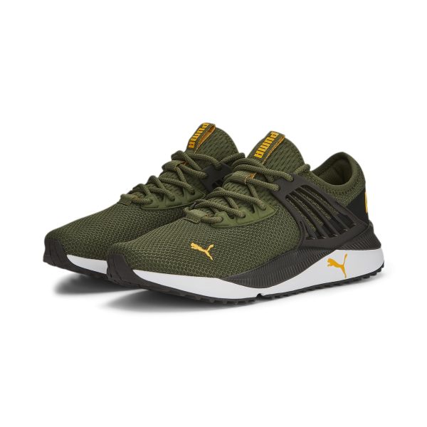 Men's Pacer Future Trainers, Green Moss Flat Dark Grey Orange Glo, 6.5 Men