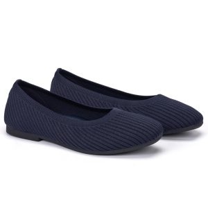Women's Flats Square Toe Flats Comfortable Slip on Washable Ballet Flats Shoes for Women Dressy Work