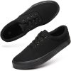 Men’s Low Top Canvas Walking Shoes Lace-up Fashion Sneakers Casual