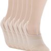 Seamless No Show Socks Wide Toe Box For Health Bunion Unisex Size S to L Cotton Cushion Footies