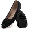 Ballet Flats for Women Dressy: Black 8 Pointed Toe Comfortable Wedding Womens Flats - Casual Work Walking Shoes