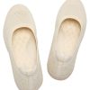 Women's Ballet Flats Knit Dress Shoes Soft Work Comfort Ballerina Slip-on Walking Shoes with Arch Support