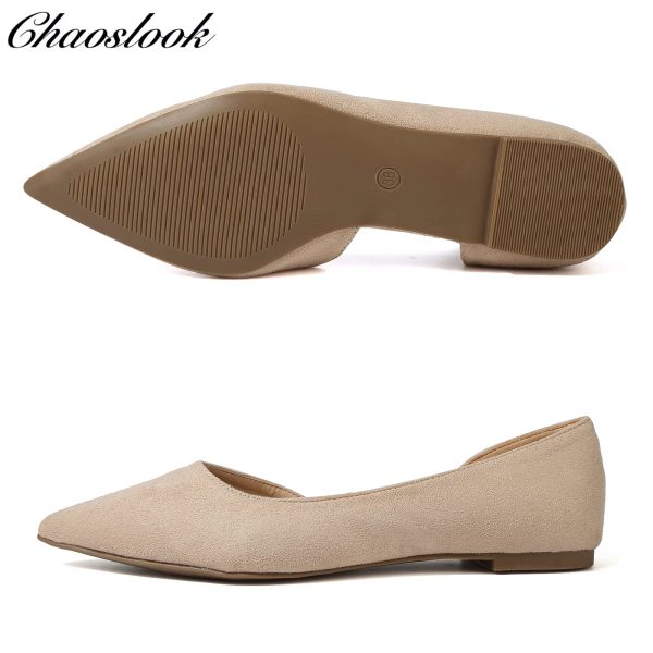 Womens Pointed Toe Black Ballet Flats Comfortable Casual Dress Flats for Women Elegant Memory Foam Flats with Party Wedding