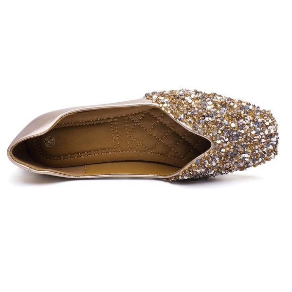Flats Shoes Women Rhinestone Square Fashion Ballet Flats Wedding Flats for Women Comfortable Slip on Low Heel Dress Shoes