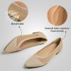 Women's Flats Shoes Pointed Toe Knit Ballet Comfortable Dressy Mesh Flat